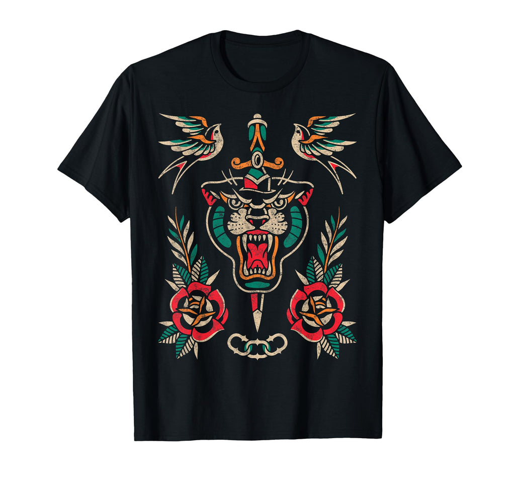 American Traditional Old School T-Shirt - Trendy Graphic for Adults - T-Shirt, Sweatshirt, Hoodie