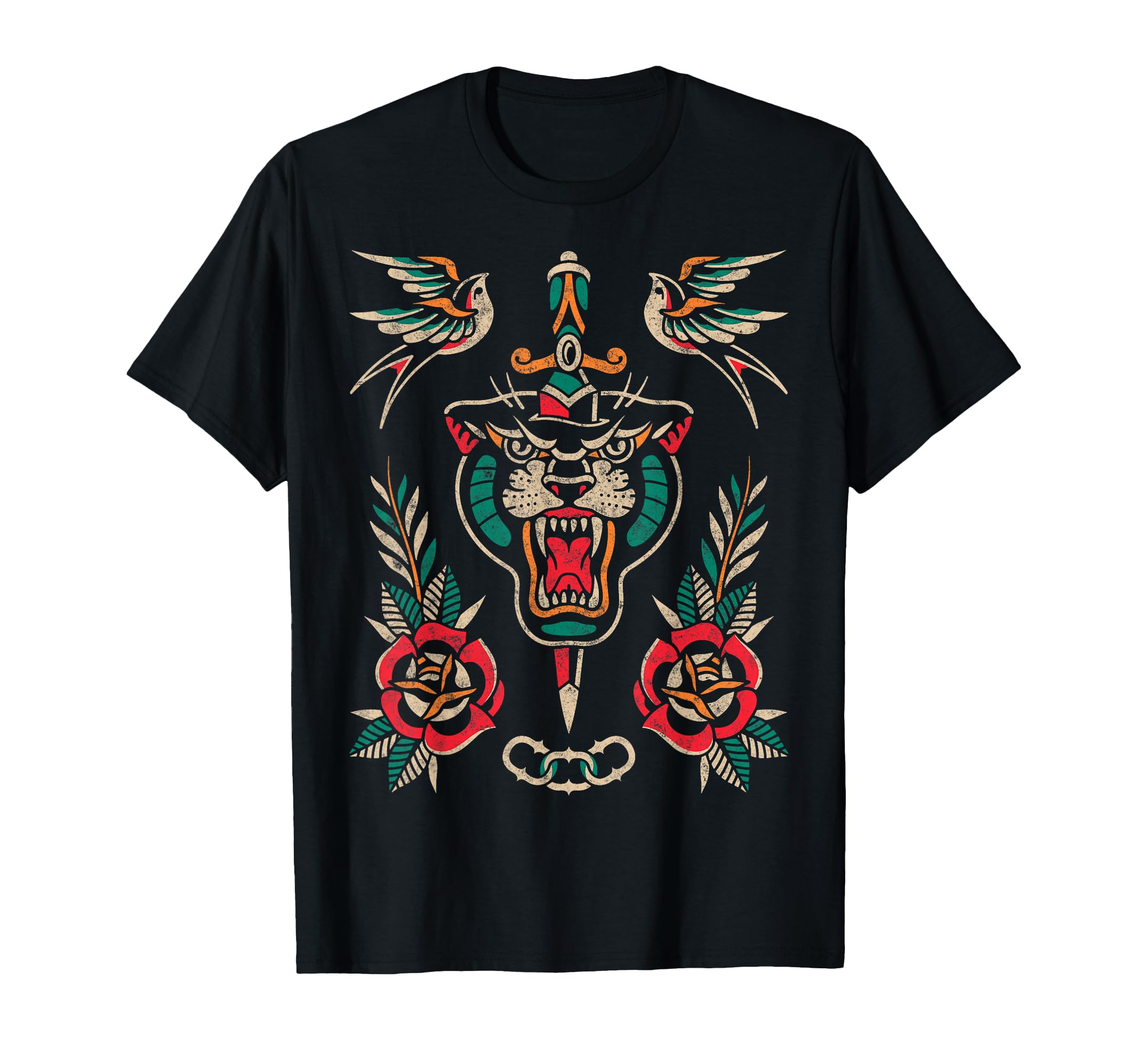 American Traditional Old School T-Shirt - Trendy Graphic for Adults - T-Shirt, Sweatshirt, Hoodie