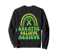 Breathe Believe Achieve Mental Sweatshirt - Minimalist Print Men Women - T-Shirt, Sweatshirt, Hoodie