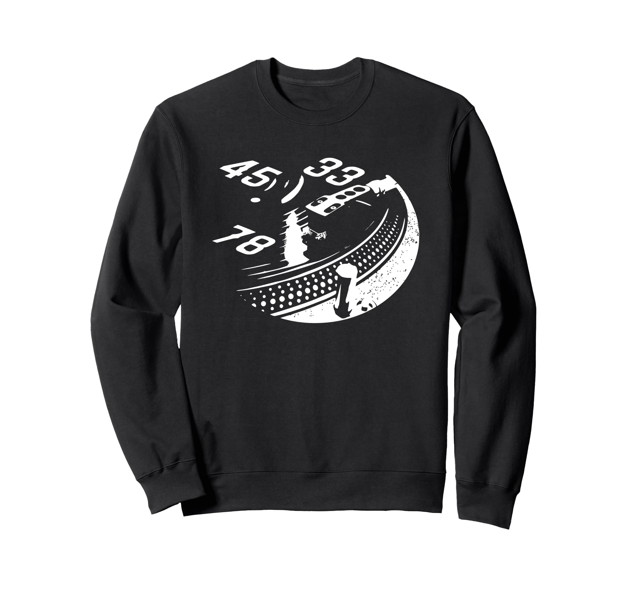 33 45 78 Lp Vinyl Record Player Sweatshirt - Streetwear Style for Adults - T-Shirt, Sweatshirt, Hoodie