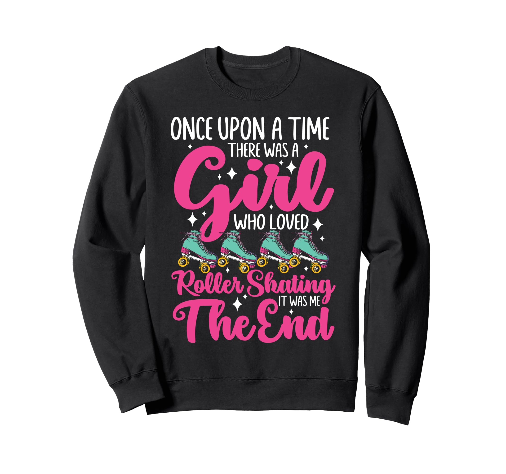 Roller Skating Skate 1970S Watercolor Sweatshirt - Graphic Print Unisex - T-Shirt, Sweatshirt, Hoodie