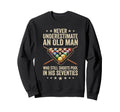 Never Underestimate Old Shoots Sweatshirt - Custom Art Print for Adults - T-Shirt, Sweatshirt, Hoodie