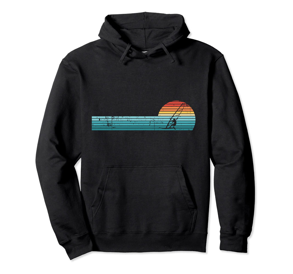 Windsurfing Surfing Sunset Hoodie - Trendy Graphic Men Women - T-Shirt, Sweatshirt, Hoodie