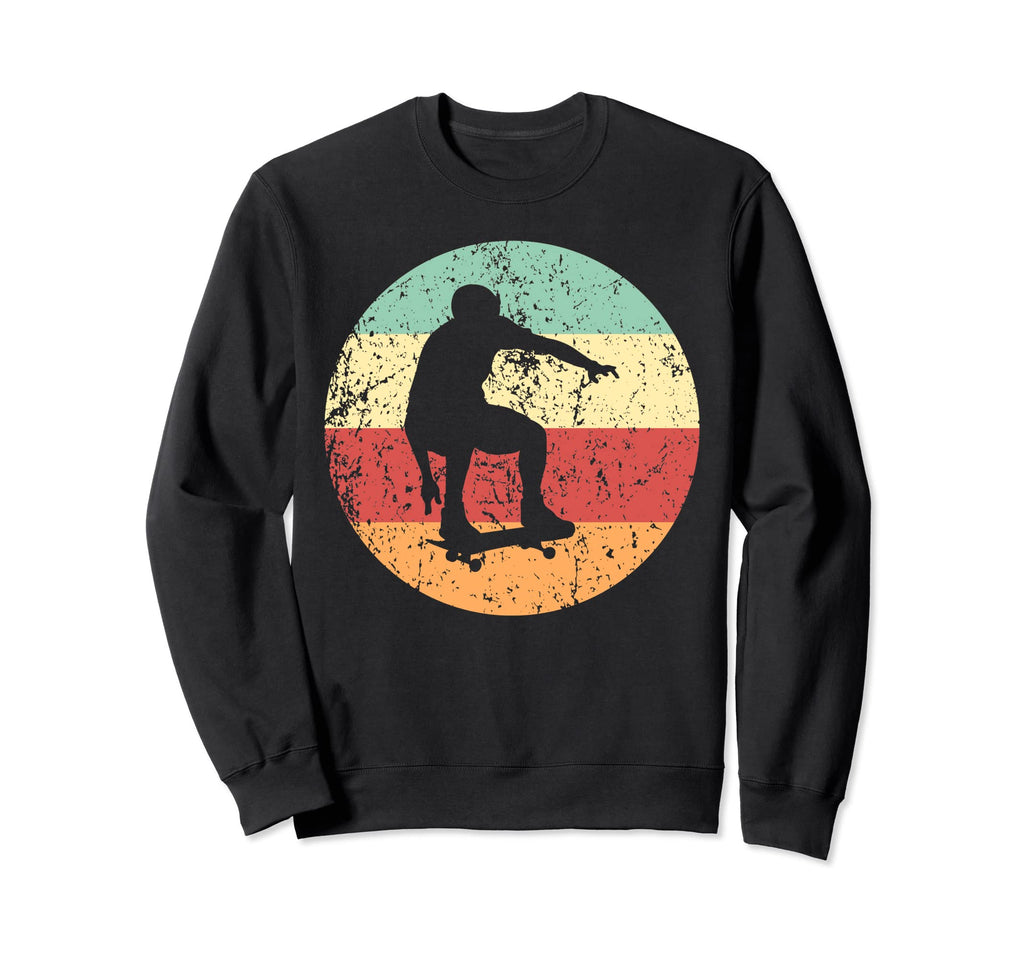 Skateboarding Skateboarder 1970S Sweatshirt - Minimalist Print Unisex - T-Shirt, Sweatshirt, Hoodie