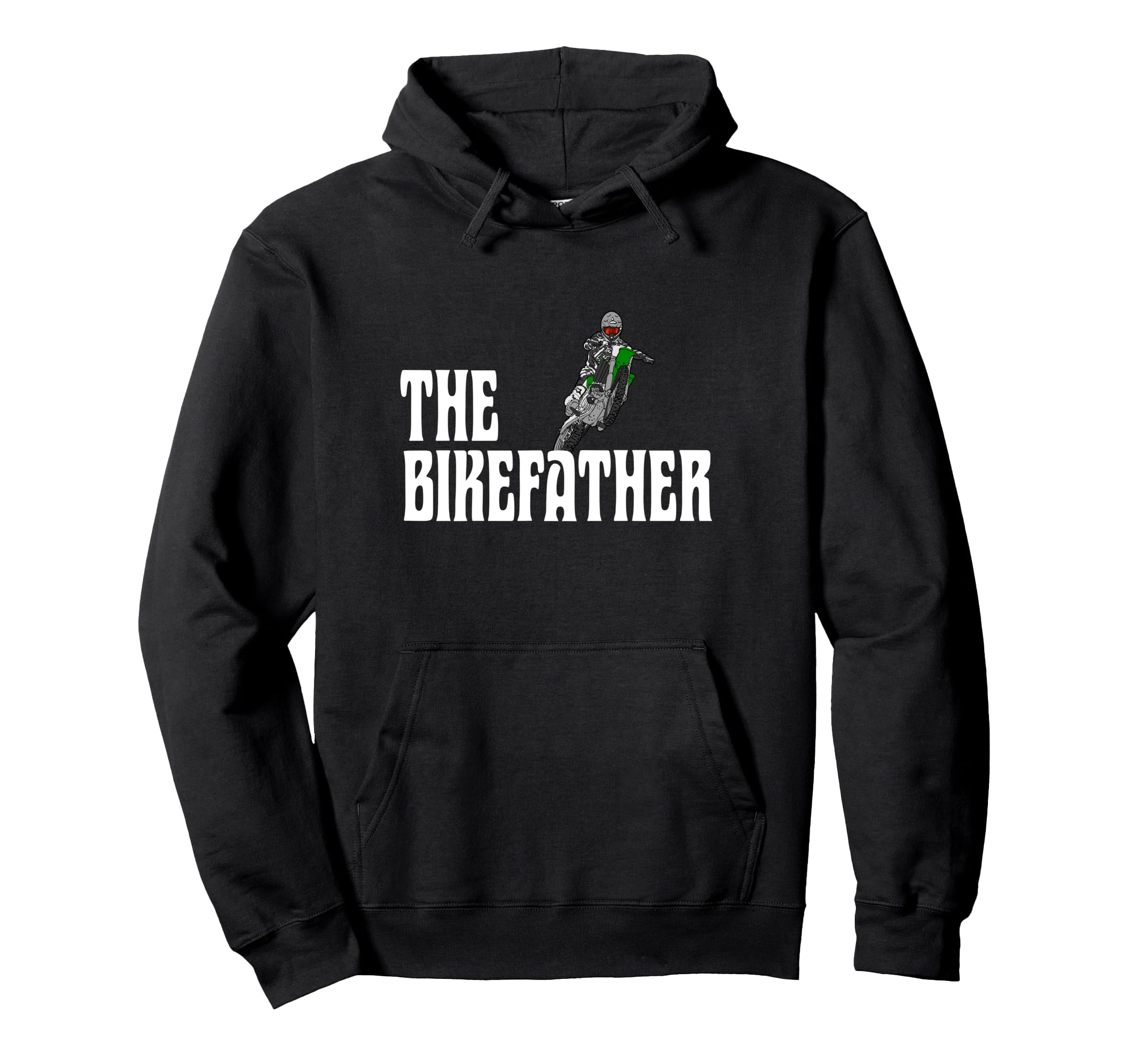 Biker Biker Dad Bikefather Funny Hoodie - Streetwear Style Unisex - T-Shirt, Sweatshirt, Hoodie