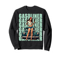 Gasoline Car Pin Up Sweatshirt - Unique Graphic Unisex - T-Shirt, Sweatshirt, Hoodie