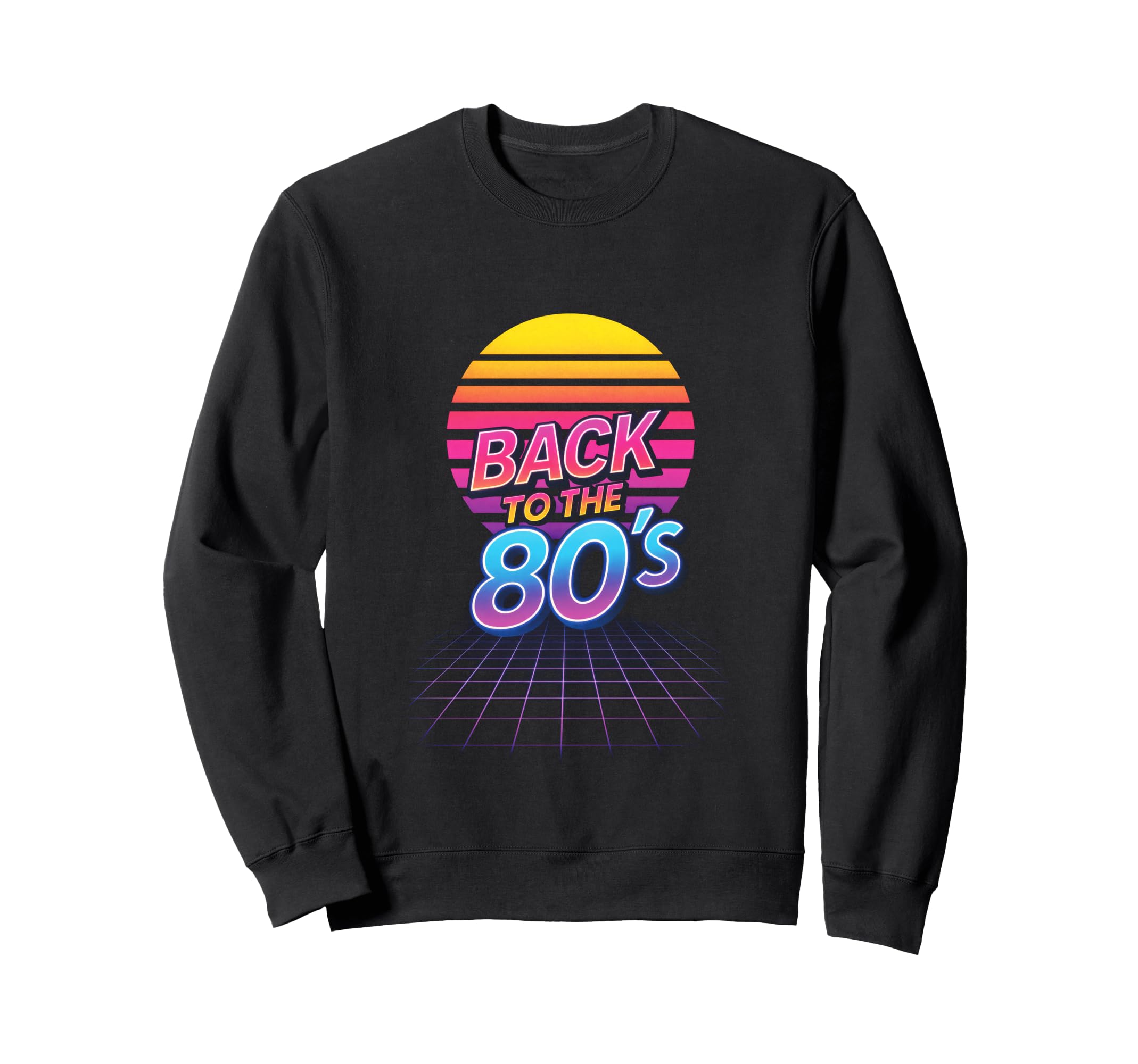 Back To 80S Nostalgia Music Sweatshirt - Fun Novelty Design Men Women - T-Shirt, Sweatshirt, Hoodie