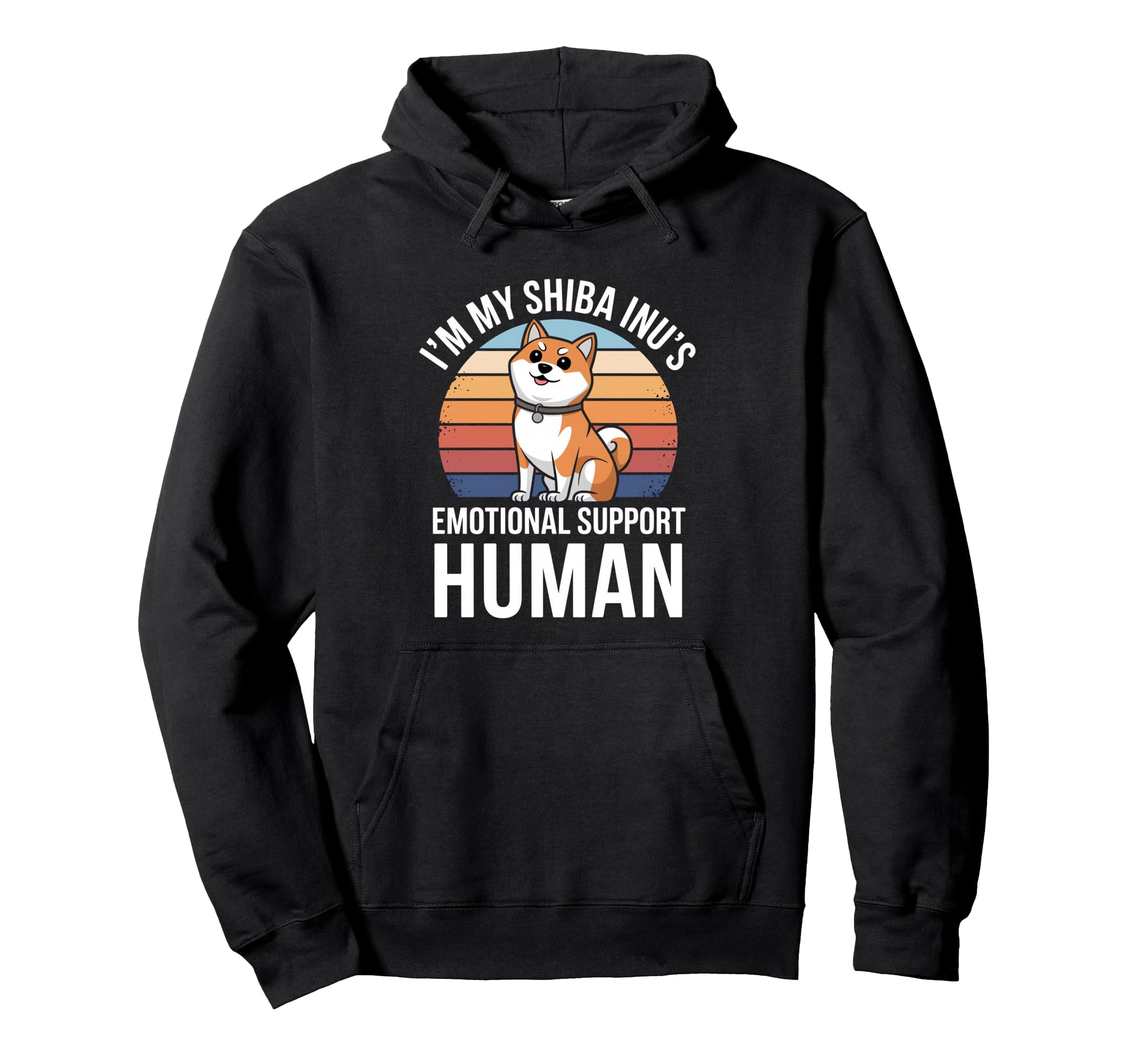 Im My Shiba Inus Emotional Support Hoodie - Aesthetic Graphic for Adults - T-Shirt, Sweatshirt, Hoodie