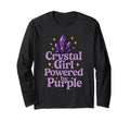 Amethyst Addict Healing Crystal Energy T-Shirt - Unique Graphic Men Women - T-Shirt, Sweatshirt, Hoodie