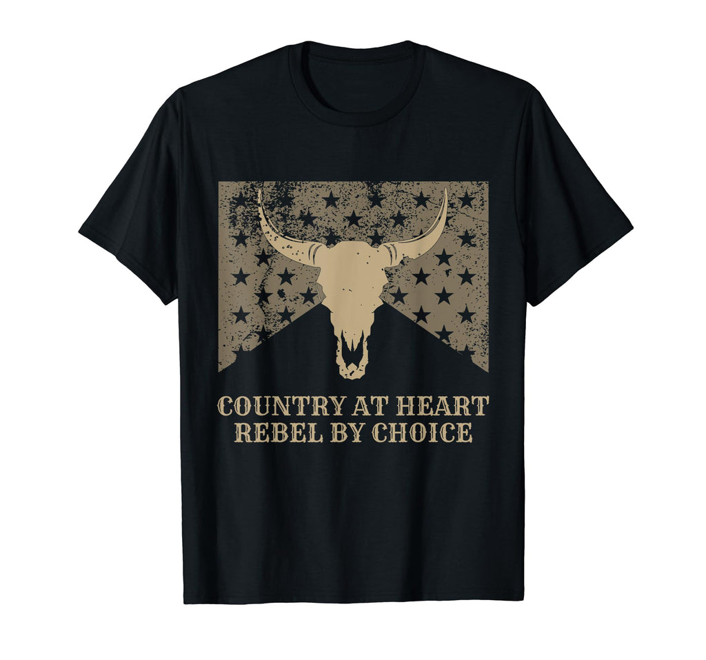 Country Heart Rebel Choice Country Music T-Shirt - Unique Graphic Unisex - T-Shirt, Sweatshirt, Hoodie