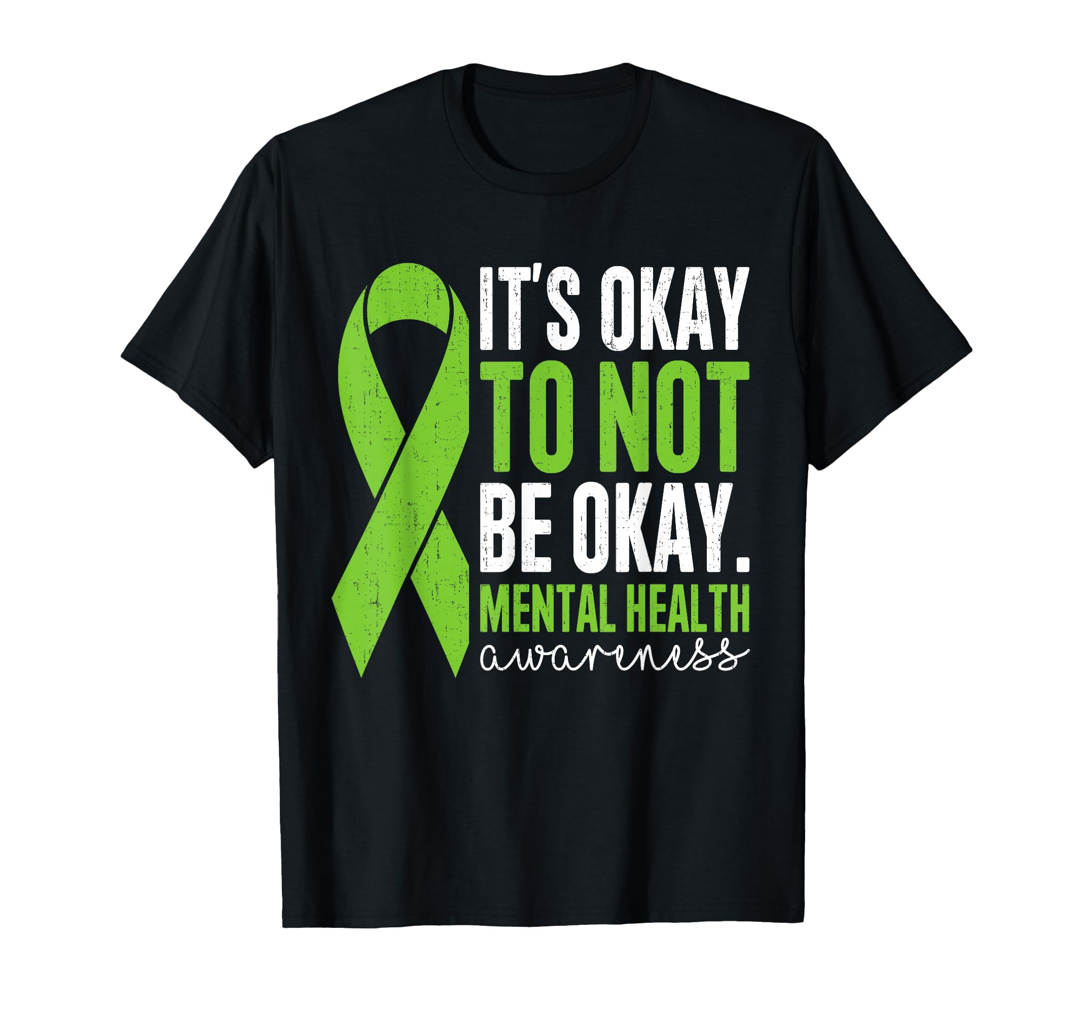 Mental Health Awareness Its Okay To Not T-Shirt - Minimalist Print Unisex - T-Shirt, Sweatshirt, Hoodie