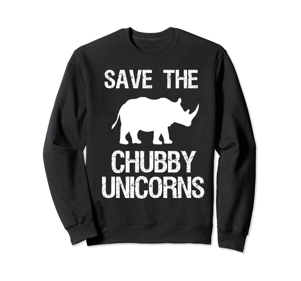 Save Chubby Unicorns Colors Sweatshirt - Fun Novelty Design Men Women - T-Shirt, Sweatshirt, Hoodie
