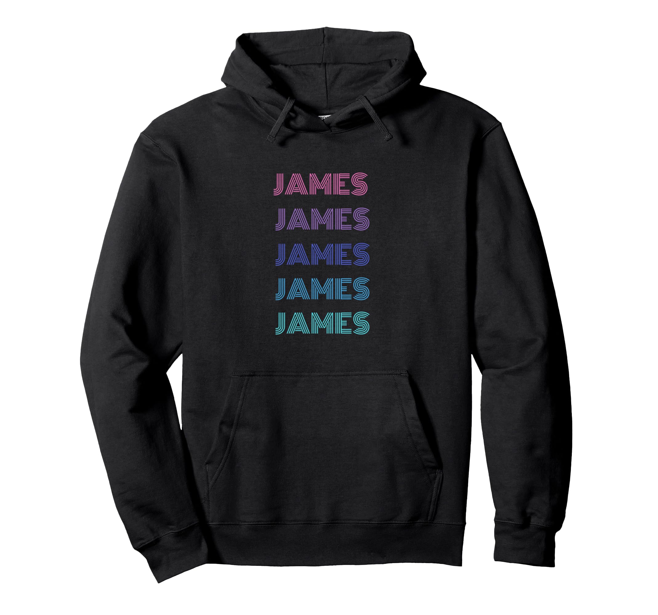 James Funny Name Hoodie - Minimalist Print Men Women - T-Shirt, Sweatshirt, Hoodie