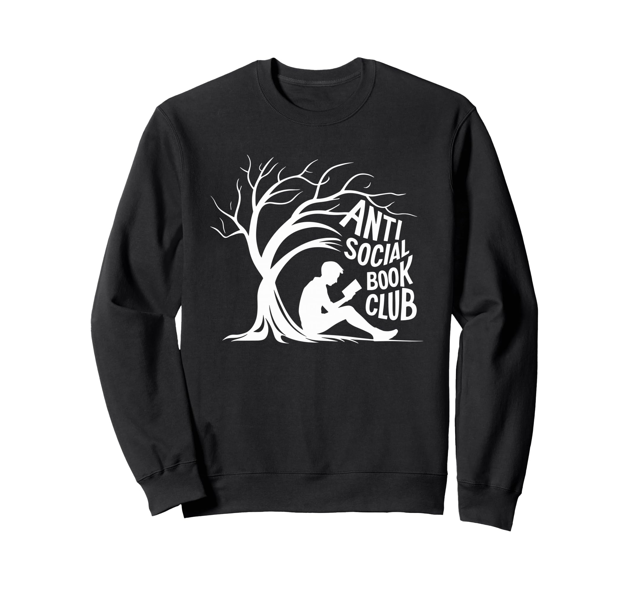 Anti Social Book Club Introvert Sweatshirt - Trendy Graphic Men Women - T-Shirt, Sweatshirt, Hoodie
