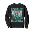 Introvert Gardener Shyness Garden Sweatshirt - Custom Art Print Unisex - T-Shirt, Sweatshirt, Hoodie