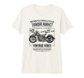 Motorcycle Distressed Tri Blend T-Shirt - Casual Everyday Wear Unisex - T-Shirt, Sweatshirt, Hoodie