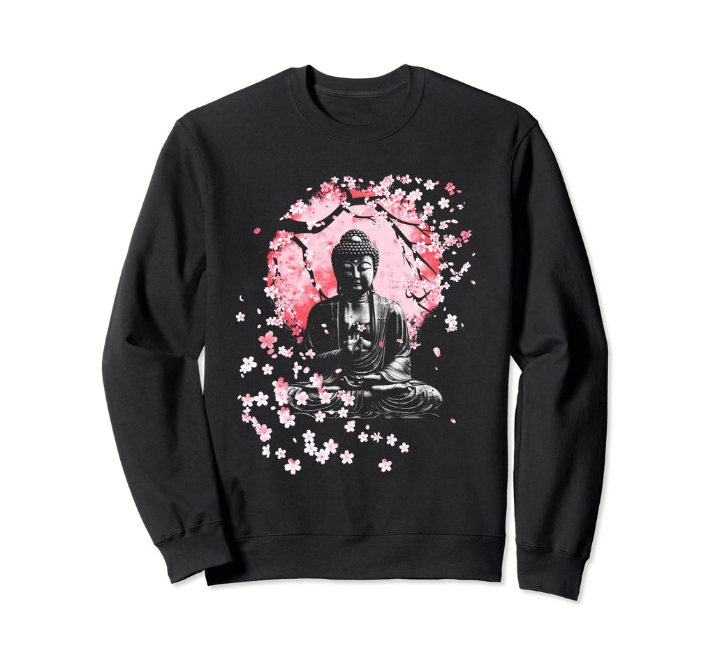 Buddha Zen Meditative Pose Sweatshirt - Casual Everyday Wear Men Women - T-Shirt, Sweatshirt, Hoodie