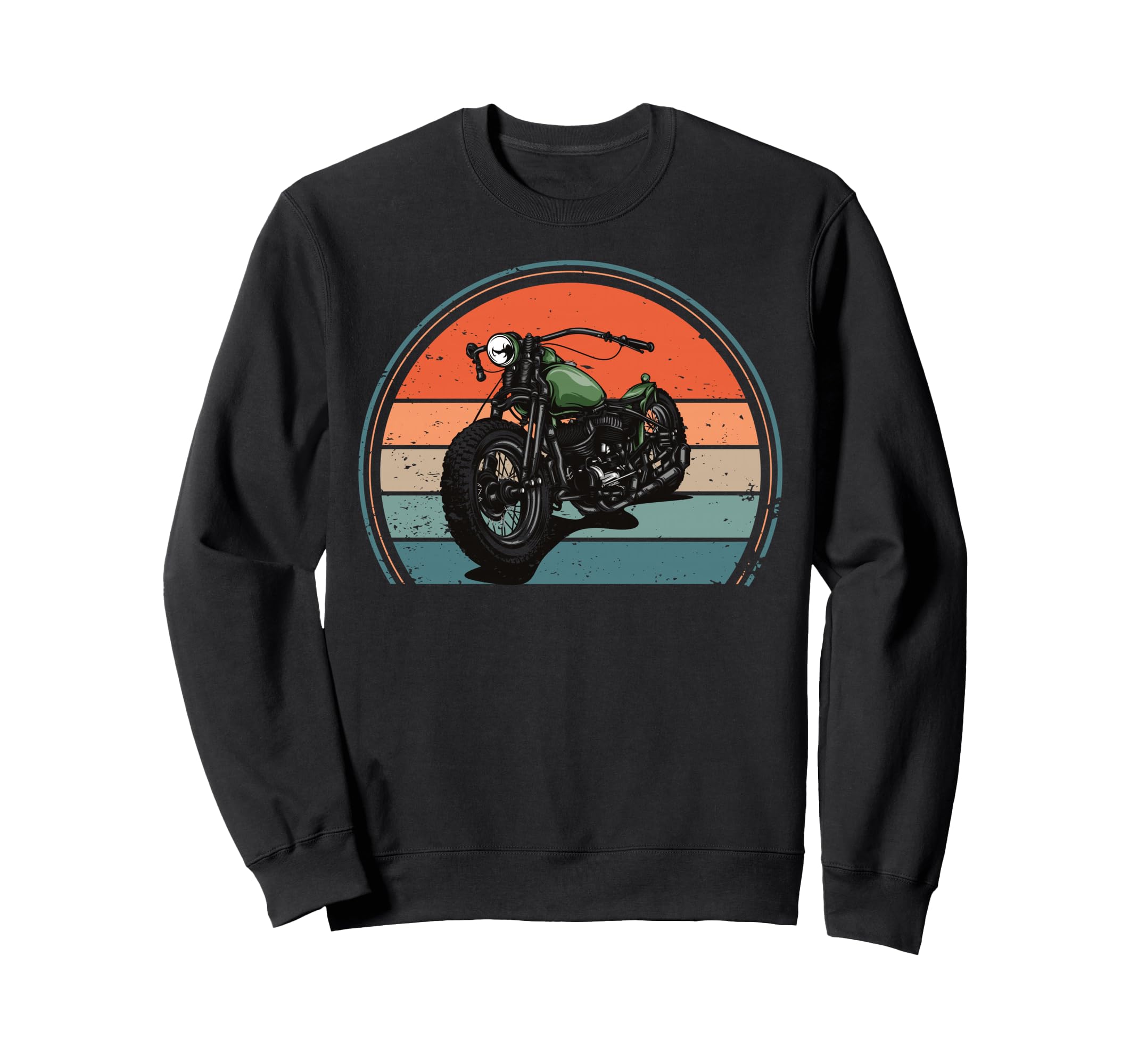 Motorcycling Biker Sunset Motorcycle Sweatshirt - Streetwear Style Unisex - T-Shirt, Sweatshirt, Hoodie