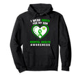 I Wear Green My Son Mental Health Hoodie - Fun Novelty Design for Adults - T-Shirt, Sweatshirt, Hoodie