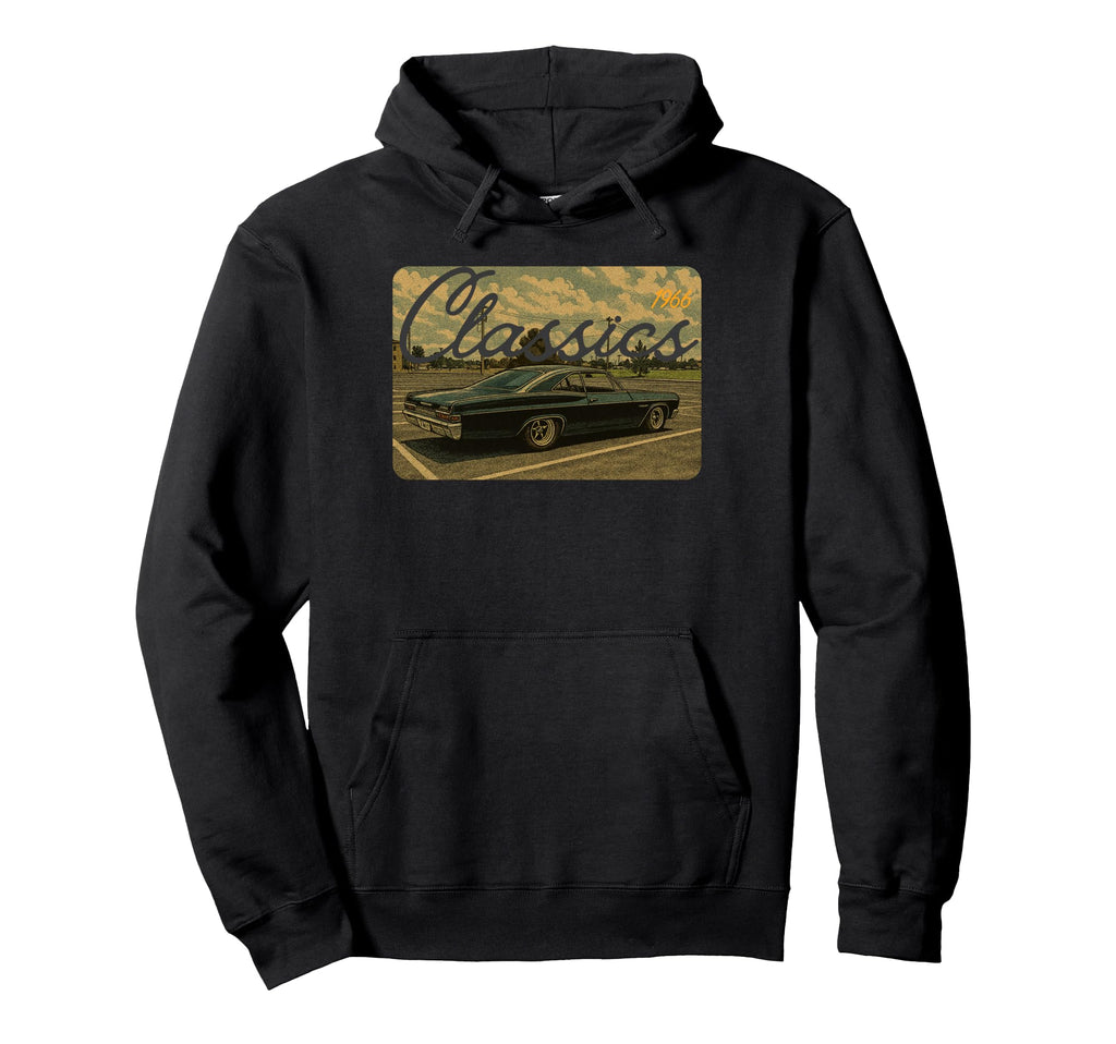 1966 Impala Car Hoodie - Casual Everyday Wear for Adults - T-Shirt, Sweatshirt, Hoodie