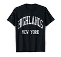 Highlands New York 70S College Sports T-Shirt - Graphic Print for Adults - T-Shirt, Sweatshirt, Hoodie