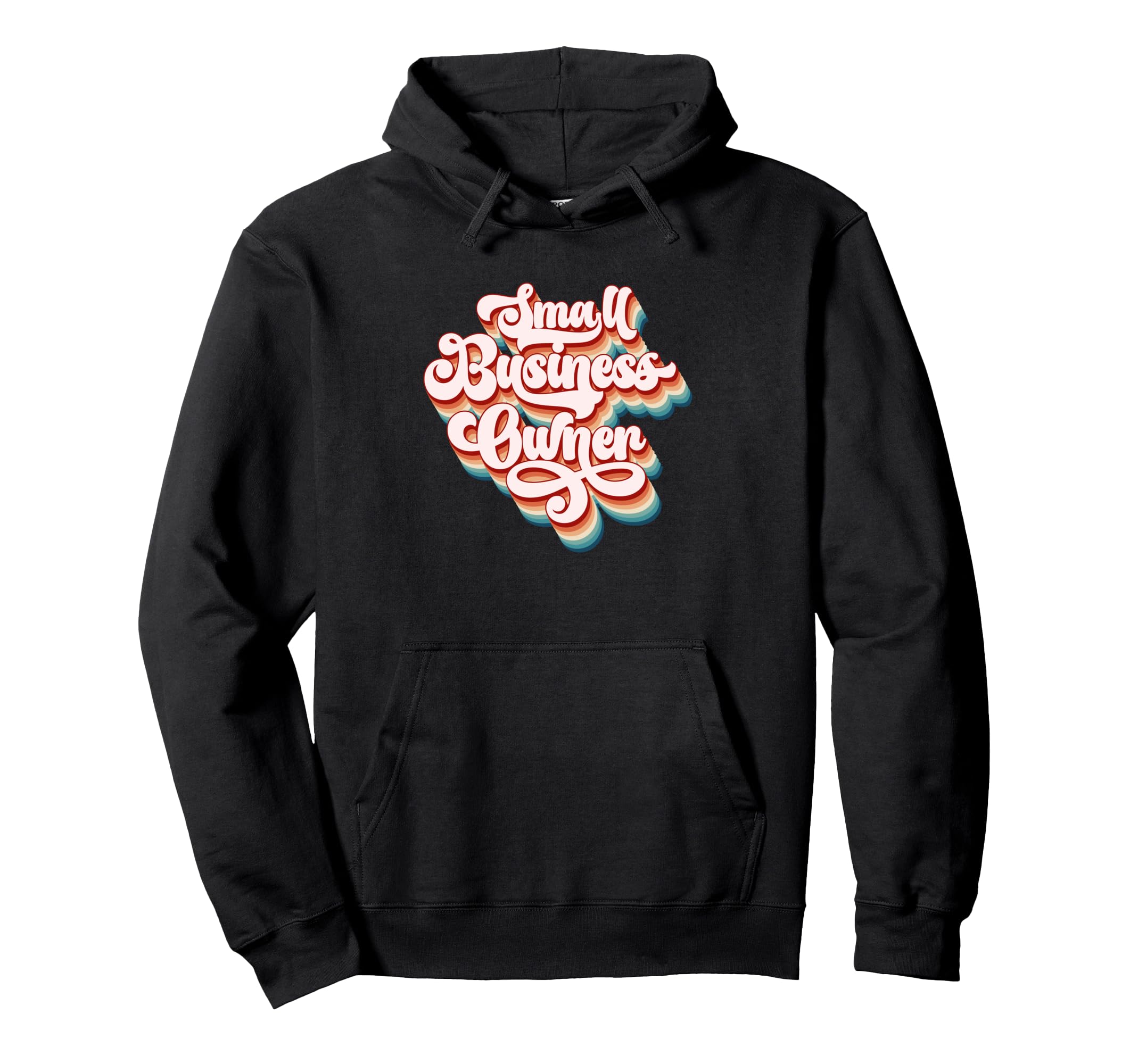 Small Business Owner Bold Typography Hoodie - Fun Novelty Design for Adults - T-Shirt, Sweatshirt, Hoodie