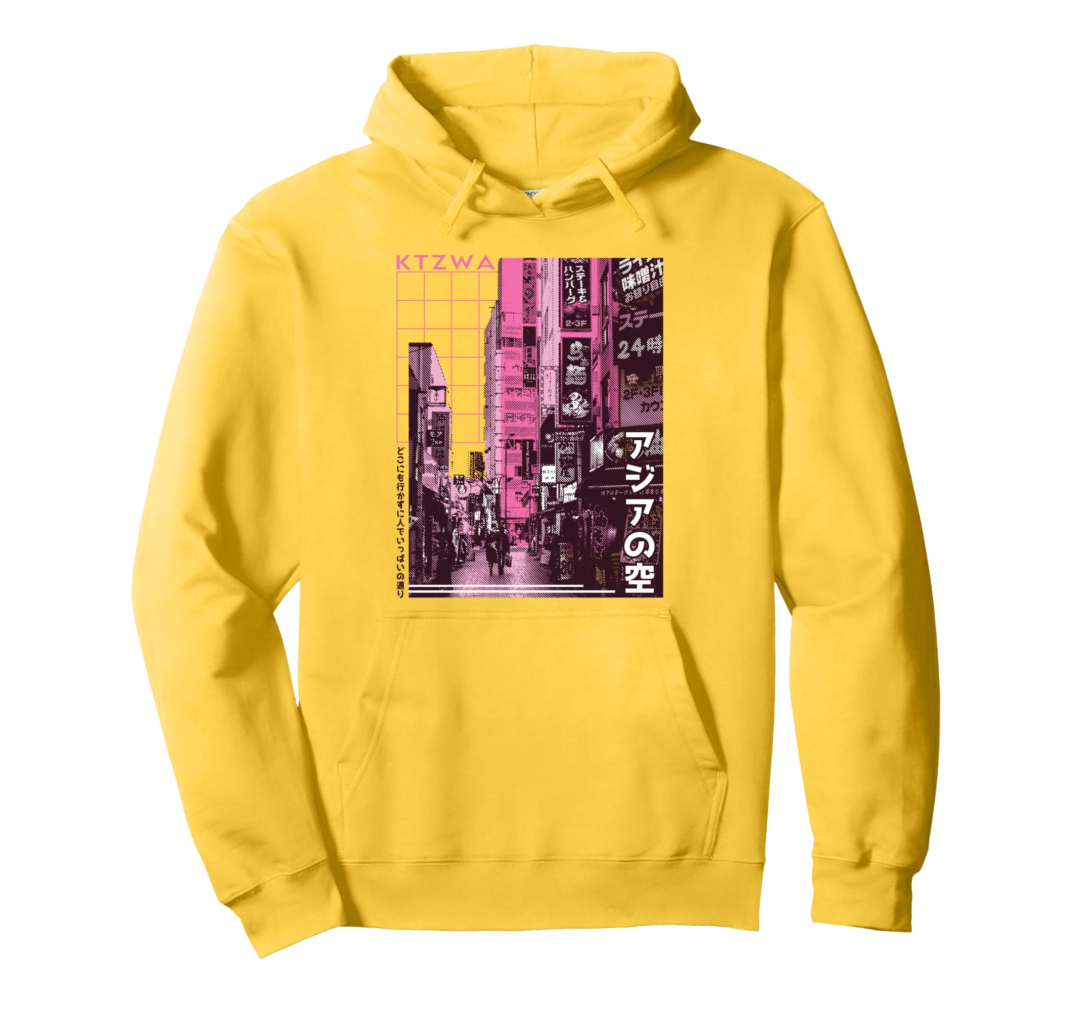 Japanese Aesthetic Streetwear Kanji Hoodie - Graphic Print for Adults - T-Shirt, Sweatshirt, Hoodie
