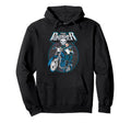 Marvel Punisher Frank Riding Motorcycle Hoodie - Unique Graphic Men Women - T-Shirt, Sweatshirt, Hoodie