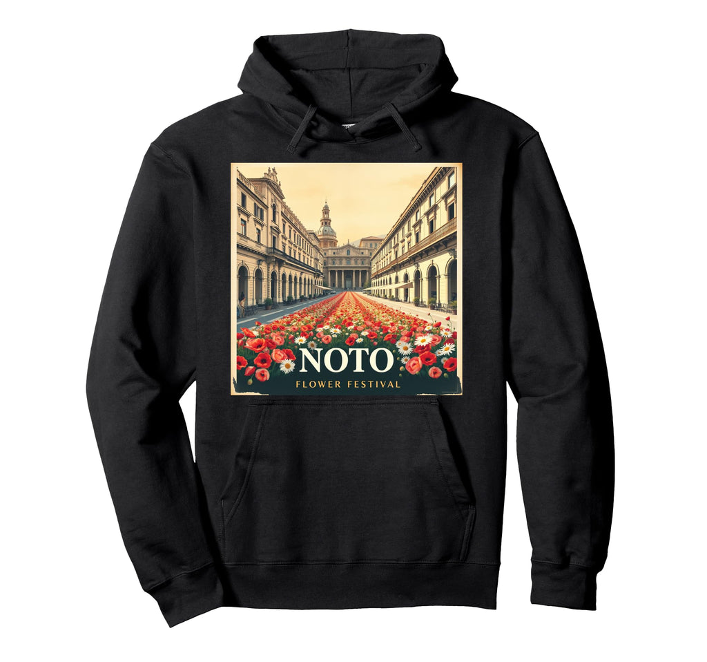 Noto Flower Festival Art Sicily Italy Hoodie - Graphic Print Men Women - T-Shirt, Sweatshirt, Hoodie