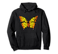 Anti Social Butterfly Beautiful Hoodie - Fun Novelty Design Unisex - T-Shirt, Sweatshirt, Hoodie