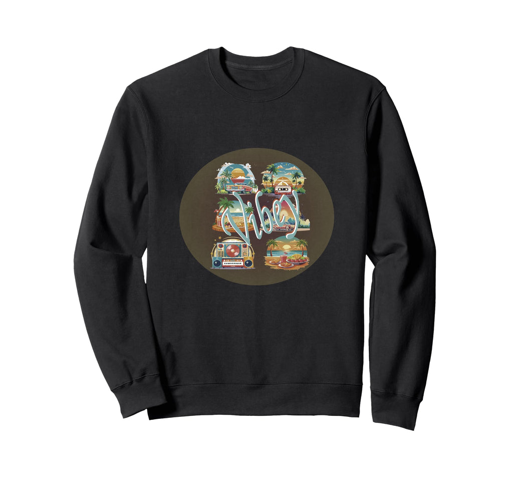 Vibey Nostalgia Charm Sweatshirt - Novelty Apparel Men Women - T-Shirt, Sweatshirt, Hoodie