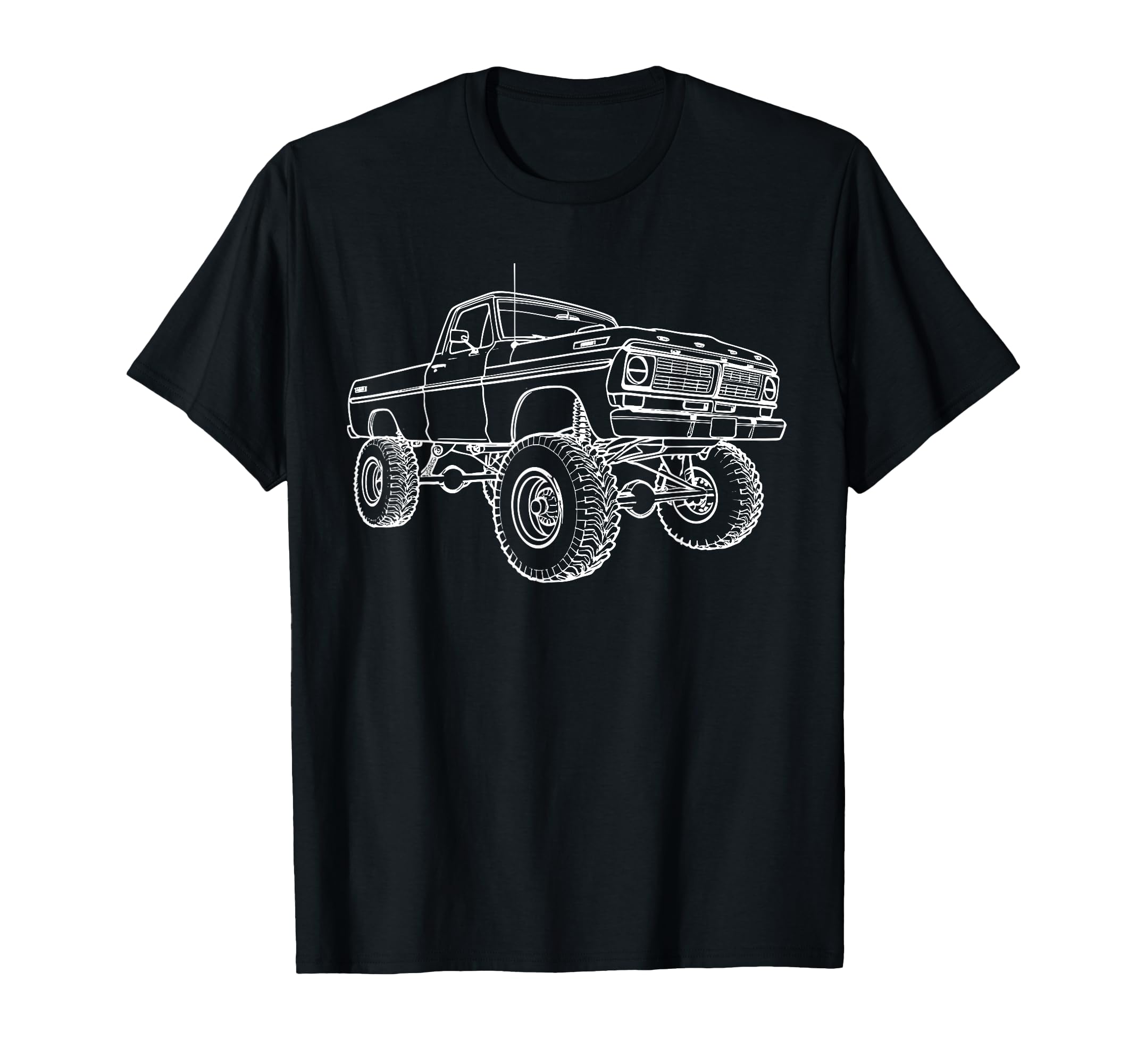 4X4 Bumpside F Truck Single Cab Obs T-Shirt - Custom Art Print for Adults - T-Shirt, Sweatshirt, Hoodie