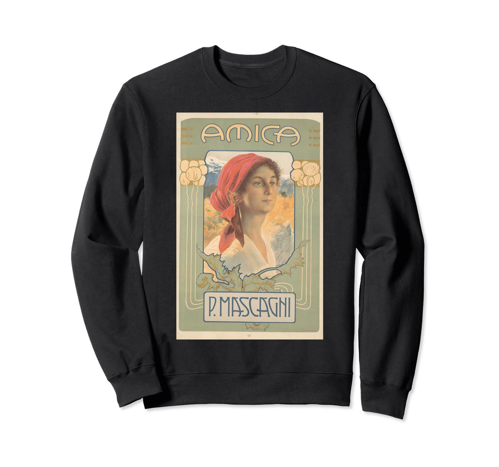 Amica Opera Sweatshirt - Novelty Apparel Unisex - T-Shirt, Sweatshirt, Hoodie
