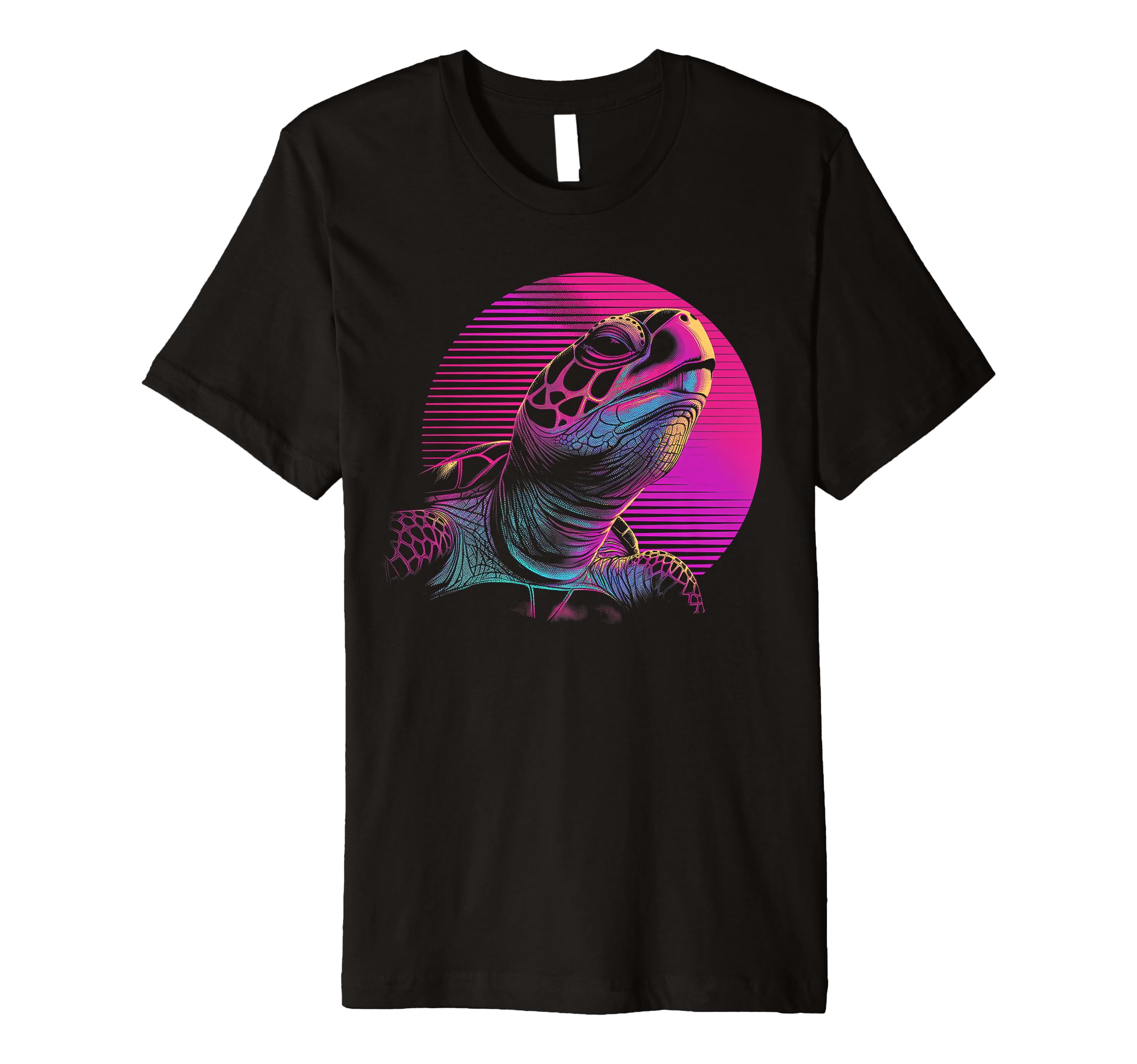 Turtle Vaporwave Aesthetic T-Shirt - Aesthetic Graphic for Adults - T-Shirt, Sweatshirt, Hoodie
