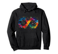 Autistic Pride Glowing Infinity Hoodie - Fun Novelty Design Men Women - T-Shirt, Sweatshirt, Hoodie