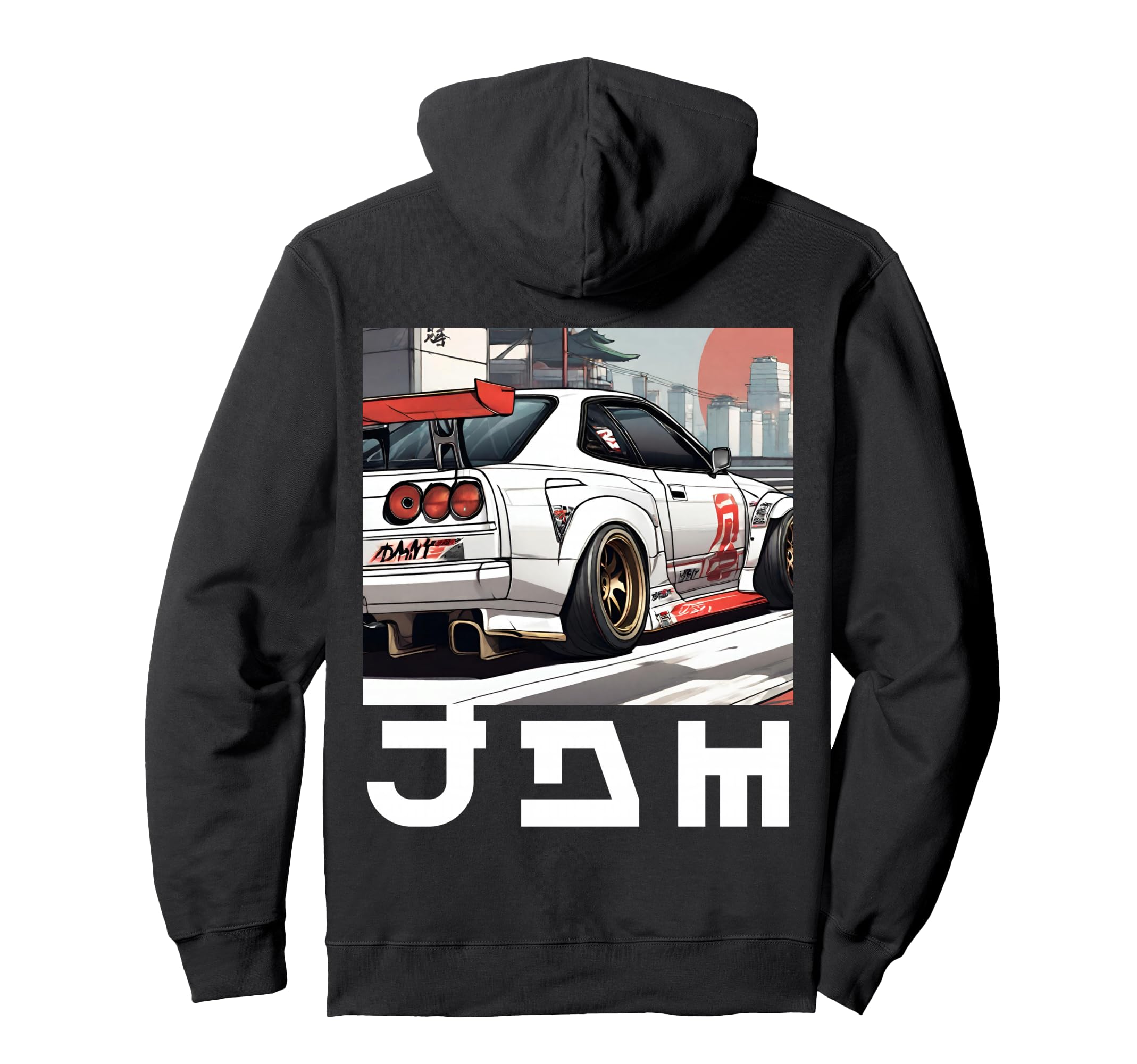 Jdm Japanese Drifting Tuning Car Tokyo Hoodie - Custom Art Print Men Women - T-Shirt, Sweatshirt, Hoodie