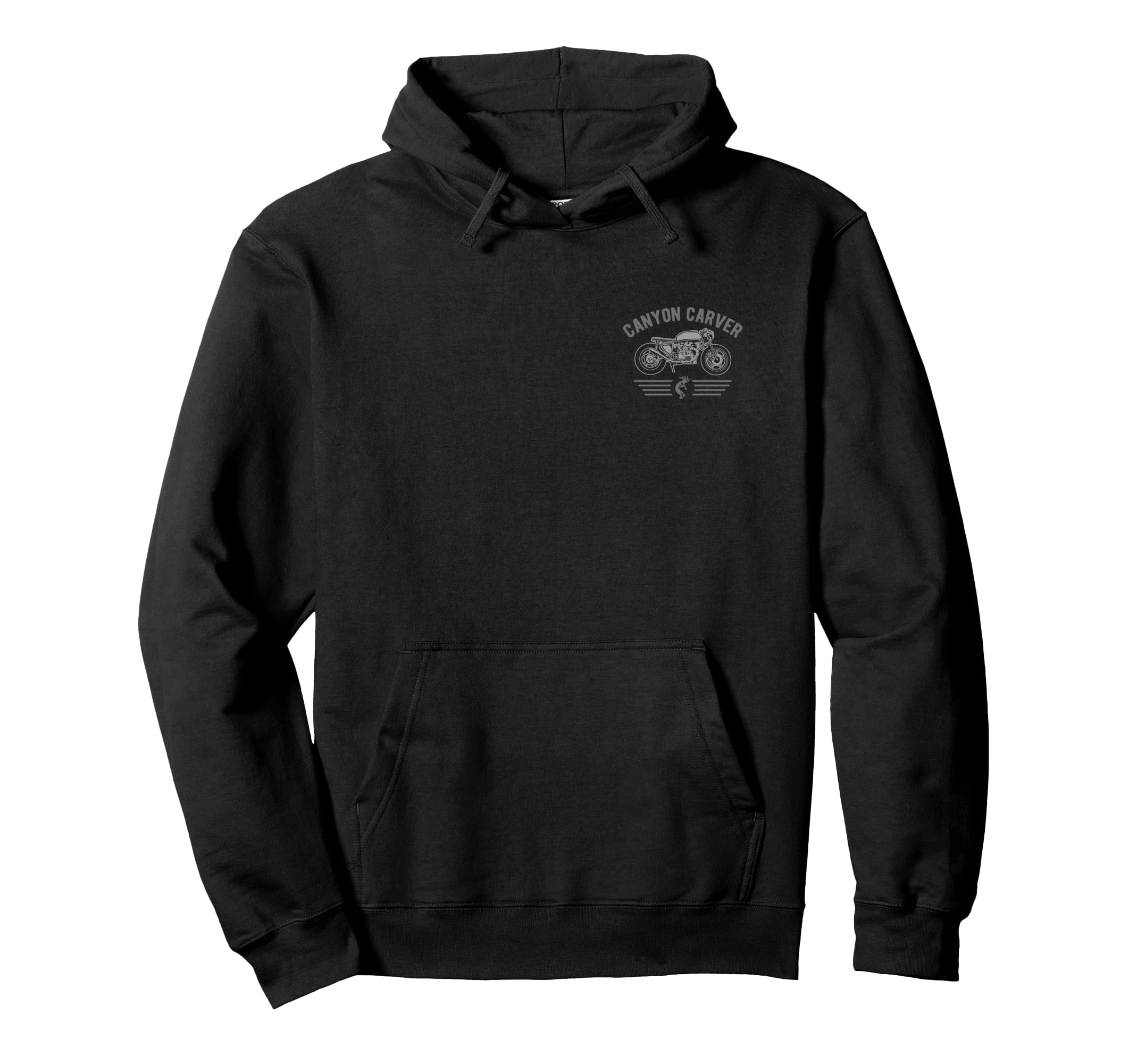 Canyon Carver Motorcycle Hoodie - Custom Art Print for Adults - T-Shirt, Sweatshirt, Hoodie