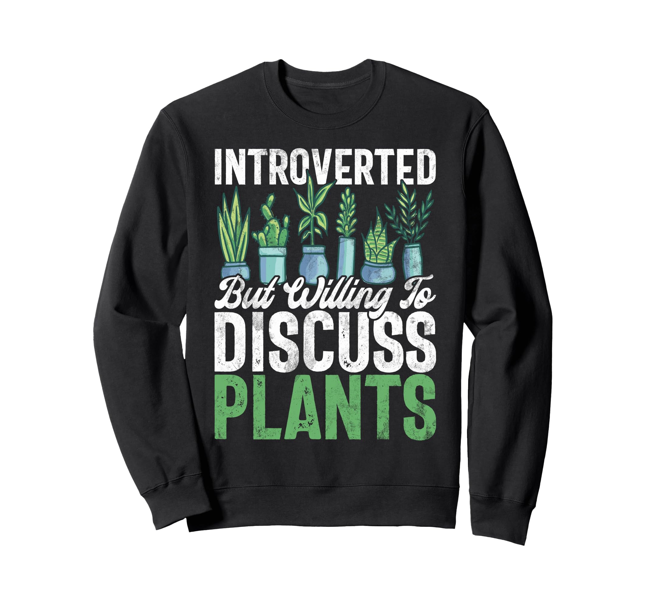 Introverted But Willing To Discuss Sweatshirt - Minimalist Print Unisex - T-Shirt, Sweatshirt, Hoodie