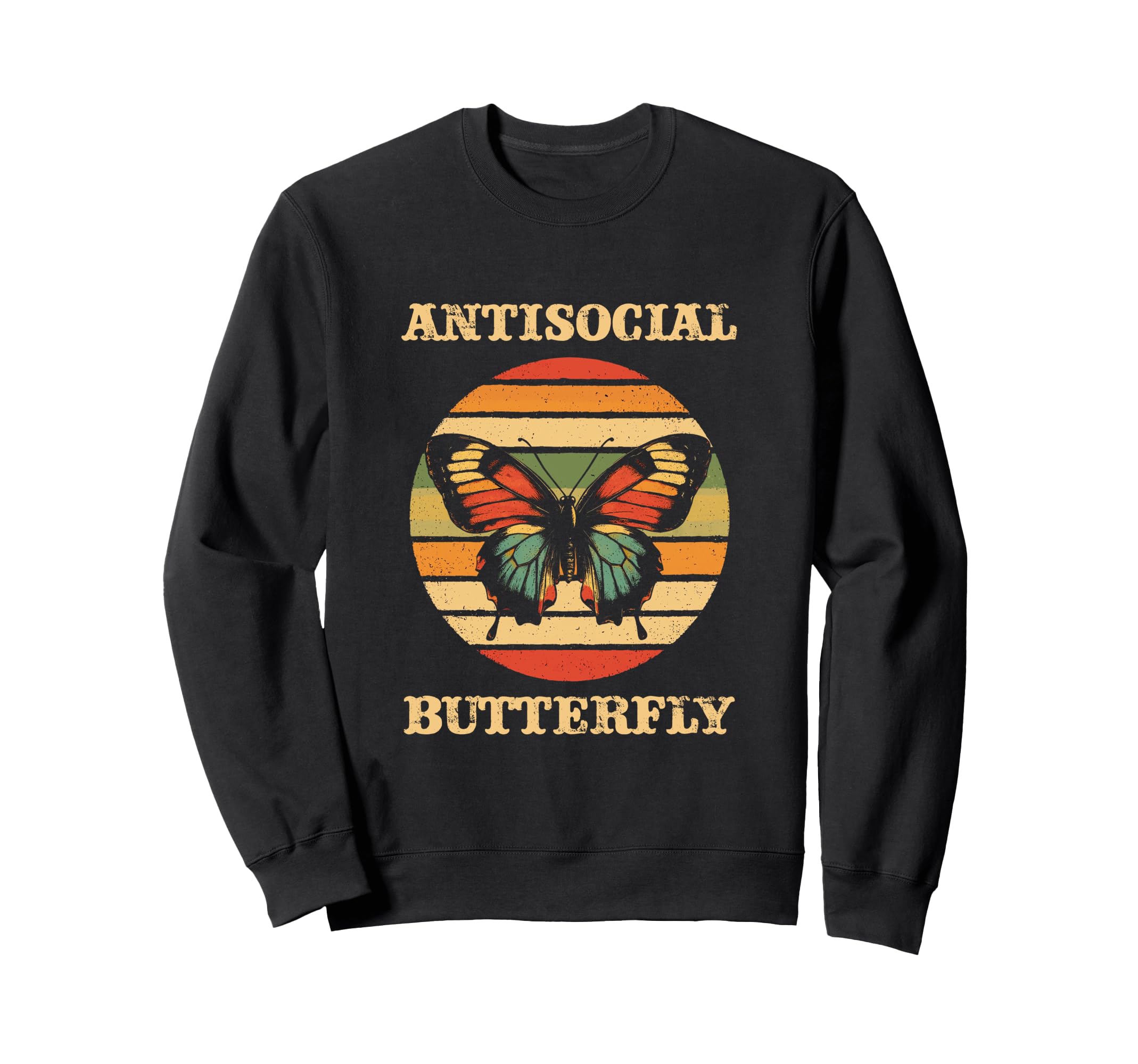 Antisocial Butterfly Gift Hoodie - Aesthetic Graphic for Adults - T-Shirt, Sweatshirt, Hoodie