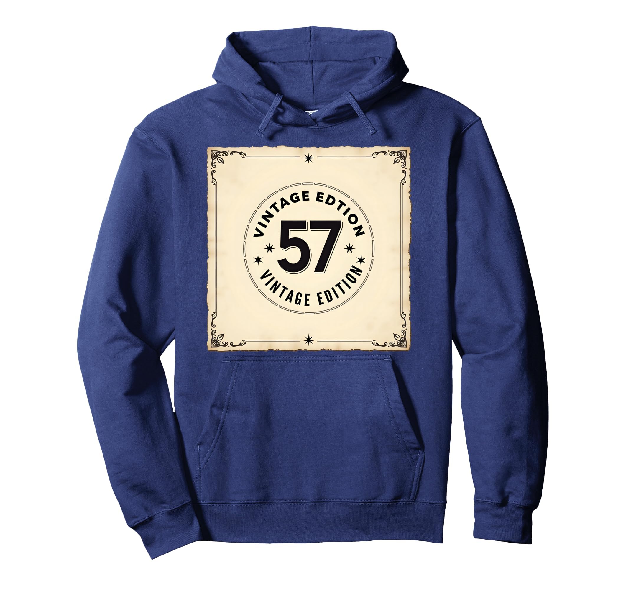 57 Birthday Gift Nostalgia Present Hoodie - Aesthetic Graphic for Adults - T-Shirt, Sweatshirt, Hoodie