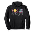 Focus Good Happy Face Positive Hoodie - Graphic Print for Adults - T-Shirt, Sweatshirt, Hoodie
