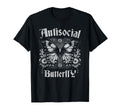 Sarcastic Antisocial Butterfly T-Shirt - Minimalist Print for Adults - T-Shirt, Sweatshirt, Hoodie