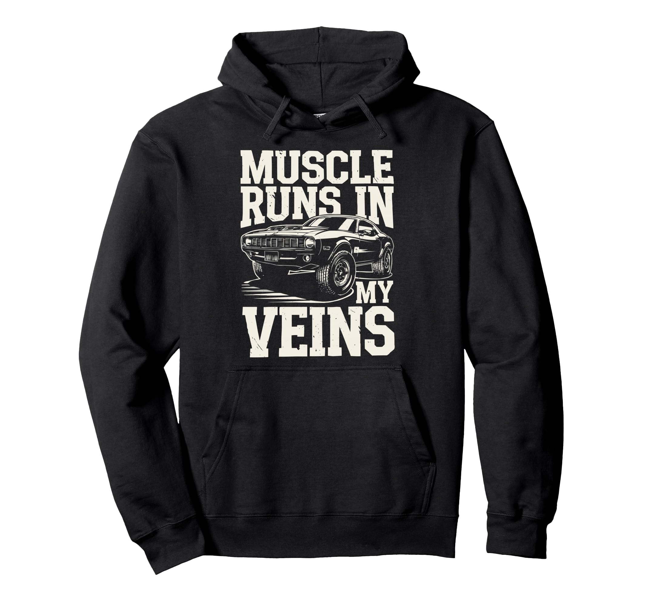 Muscle Car Lover Carguy Car Collector Hoodie - Fun Novelty Design Unisex - T-Shirt, Sweatshirt, Hoodie