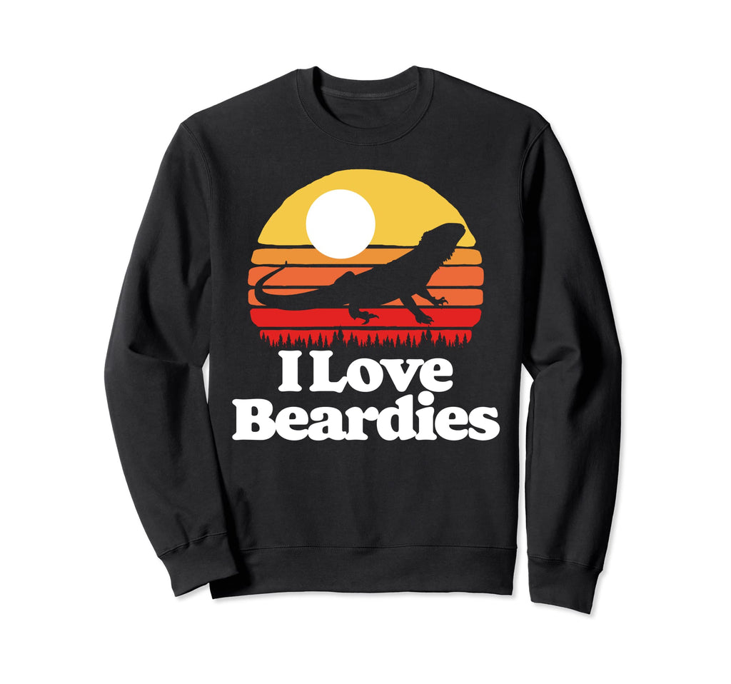 I Love Beardies Pet Bearded Dragon Sweatshirt - Aesthetic Graphic Unisex - T-Shirt, Sweatshirt, Hoodie
