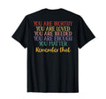 You Are Enough Green Ribbon Mental T-Shirt - Trendy Graphic Men Women - T-Shirt, Sweatshirt, Hoodie