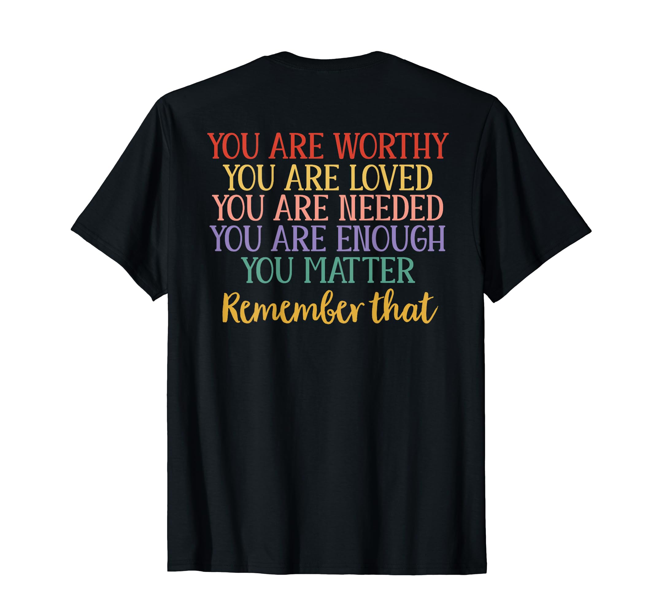 You Are Enough Green Ribbon Mental T-Shirt - Trendy Graphic Men Women - T-Shirt, Sweatshirt, Hoodie