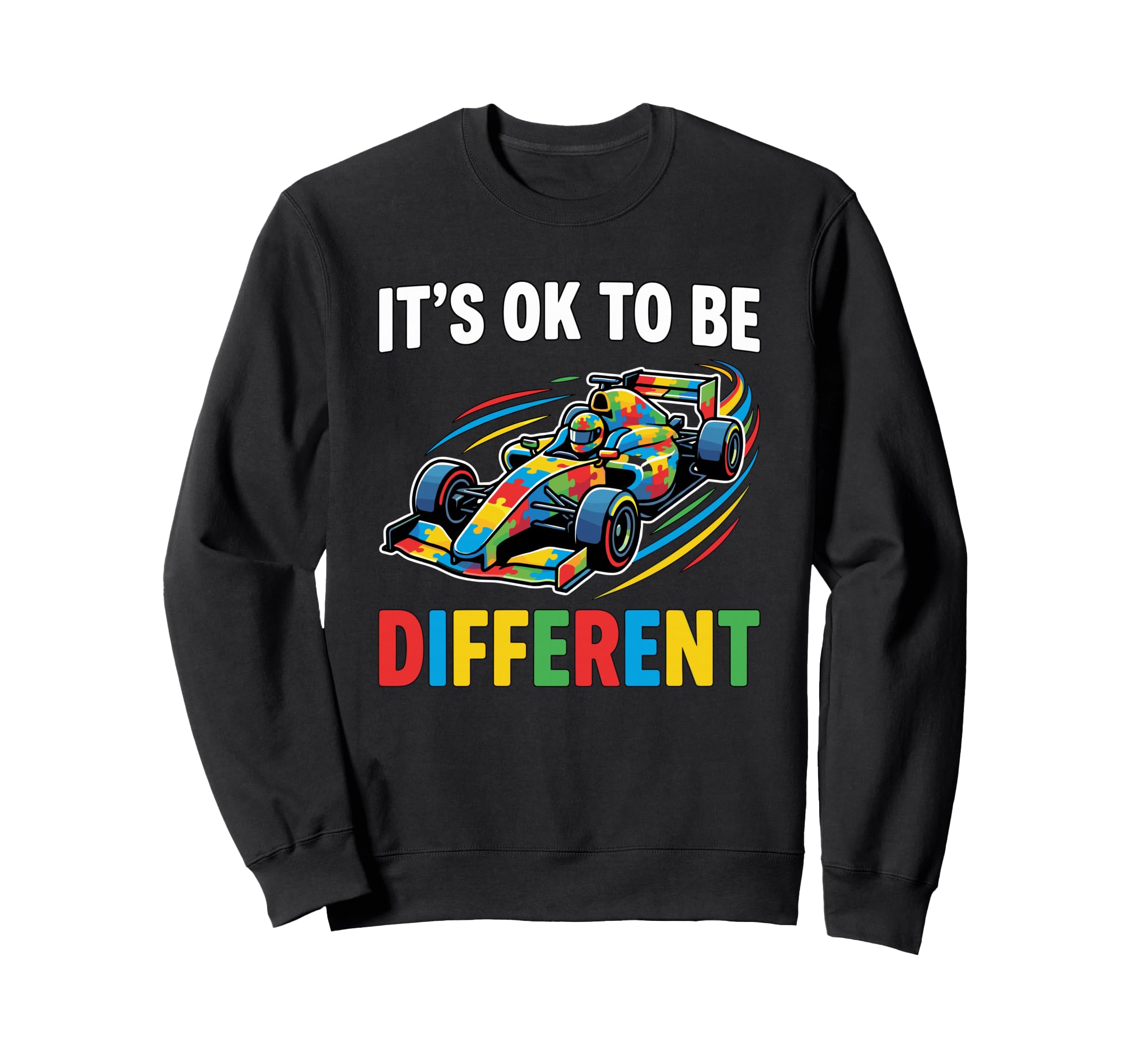 Its Ok To Be Different Autism Sweatshirt - Novelty Apparel Men Women - T-Shirt, Sweatshirt, Hoodie