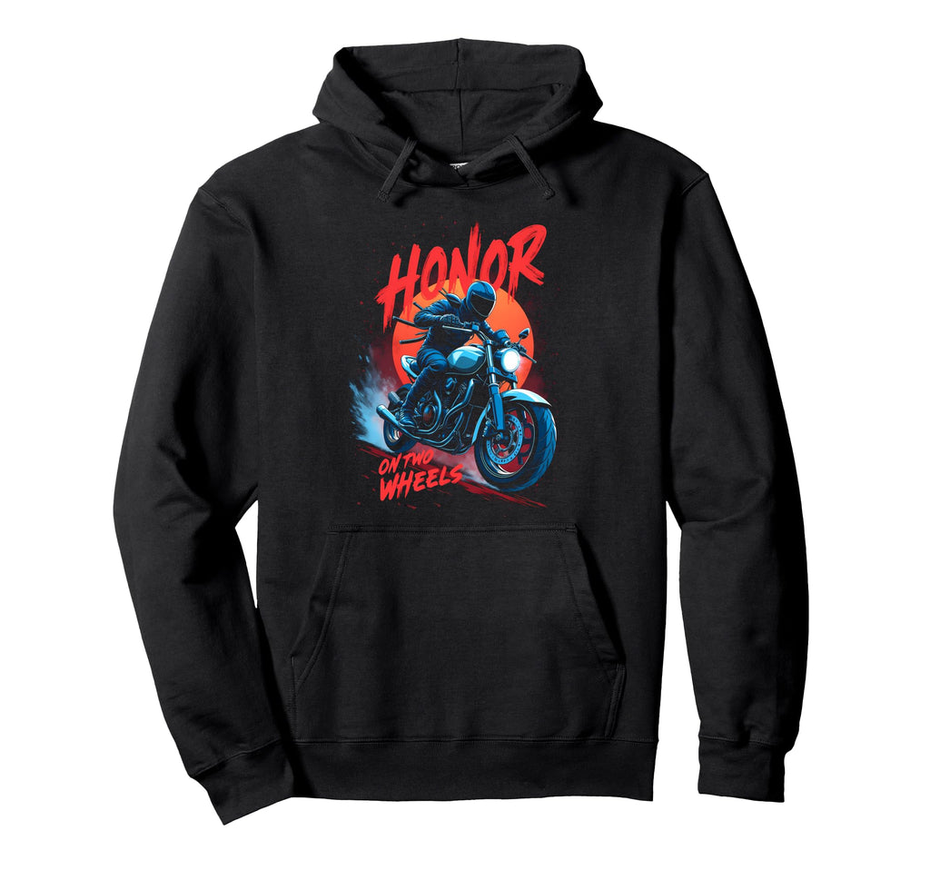 Sunset Samurai Warrior Ninja Biker Hoodie - Trendy Graphic for Adults - T-Shirt, Sweatshirt, Hoodie