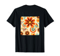 70S Wallpaper Flowers Floral Pattern T-Shirt - Novelty Apparel Unisex - T-Shirt, Sweatshirt, Hoodie