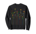 Flowers Colours Pattern Flower Sweatshirt - Custom Art Print Men Women - T-Shirt, Sweatshirt, Hoodie
